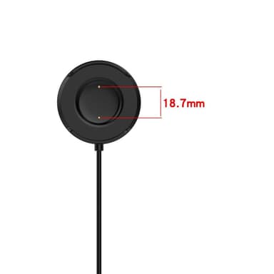 Vivo WATCH 2 USB Opladningskabelholder - Sort