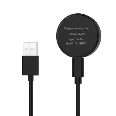 Huawei Watch D/GT Runner/GT2 Pro USB Opladningskabelholder - Sort