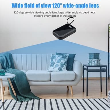 1080P HD WiFi-kamera 5000mAh bærbar powerbank sikkerhedskamera
