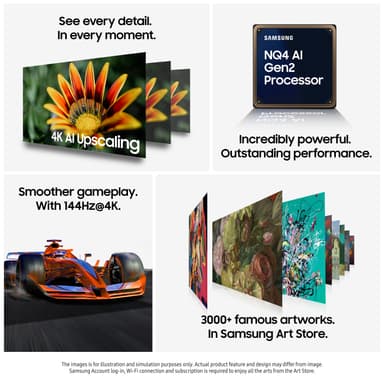Samsung 75” QN1EF 4K Edge MiniLED Smart TV (2025)