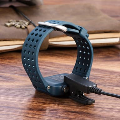 Garmin Lily/Vivomove HR 1m USB Opladningskabelholder - Sort