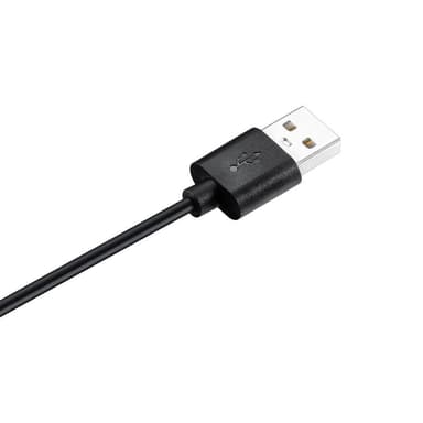 Garmin Lily/Vivomove HR 1m USB Opladningskabelholder - Sort