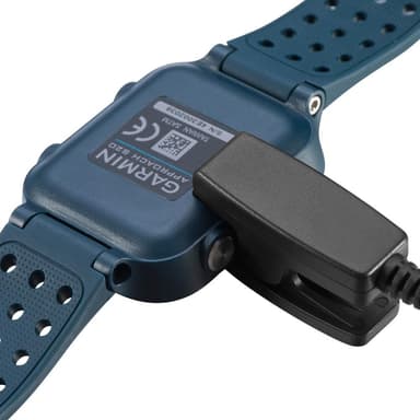 Garmin Lily/Vivomove HR 1m USB Opladningskabelholder - Sort