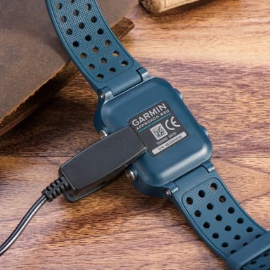 Garmin Lily/Vivomove HR 1m USB Opladningskabelholder - Sort