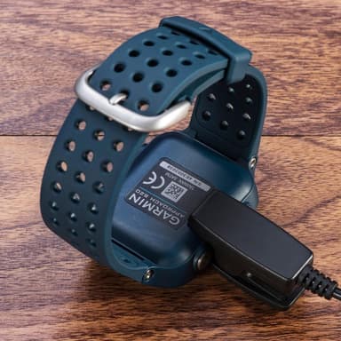 Garmin Lily/Vivomove HR 1m USB Opladningskabelholder - Sort
