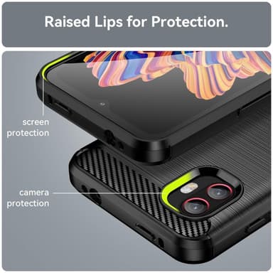 Samsung Galaxy Xcover 6 Pro Carbon Fiber Mønster Bagcover