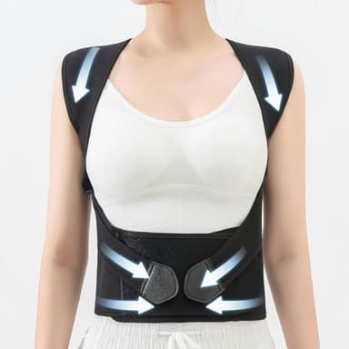 Correct Posture Back Posture Corrector Brace til mænd, kvinder - L