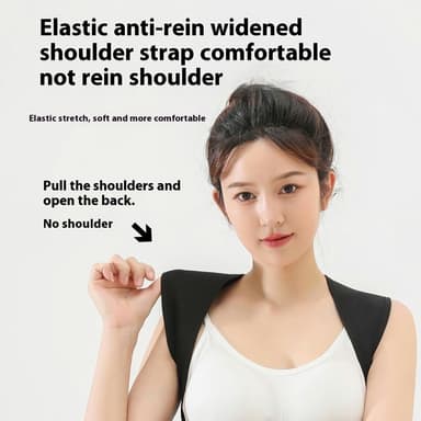 Correct Posture Back Posture Corrector Brace til mænd, kvinder - L