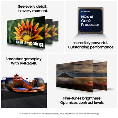 Samsung 75” QN77F 4K Edge MiniLED Smart TV (2025)