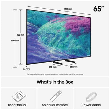 Samsung 65” QN1EF 4K Edge MiniLED Smart TV (2025)