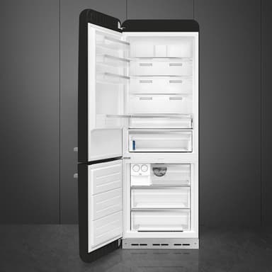 Smeg 50's Style Kølefryseskab FAB38LBL6 (Sort)