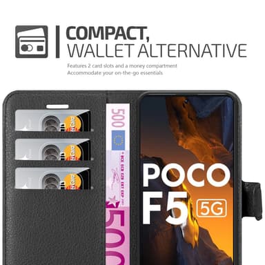 Xiaomi Poco F5 Pungetui Cover Case (Sort)
