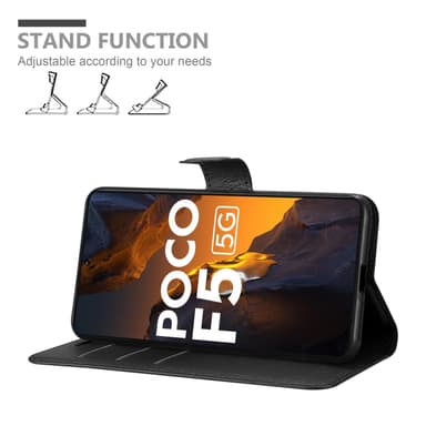 Xiaomi Poco F5 Pungetui Cover Case (Sort)