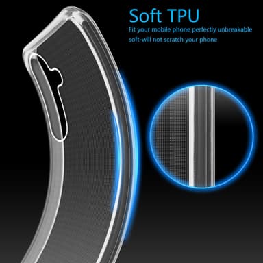 Samsung Galaxy S24 FE Cover Case Etui (Gennemsigtig)