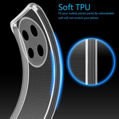 Huawei Nova 13i / 12i 4G Cover Case Etui (Gennemsigtig)