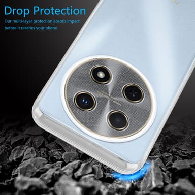 Huawei Nova 13i / 12i 4G Cover Case Etui (Gennemsigtig)