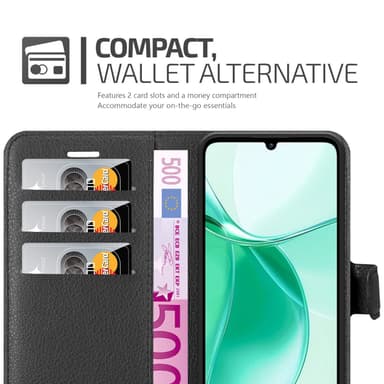 ZTE Blade A35 / A55 Pungetui Cover Case (Sort)