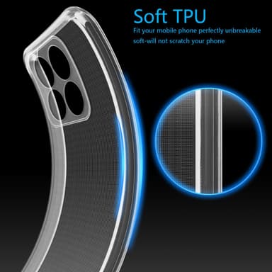 ZTE Blade A35 / A55 Cover Case Etui (Gennemsigtig)