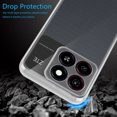 ZTE Blade A35 / A55 Cover Case Etui (Gennemsigtig)