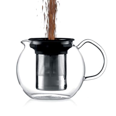 Bodum Tekande med glashåndtag og stålfilter ASSAM 1.0 L