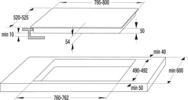 Hisense Kogeplade HI8432BSCWF