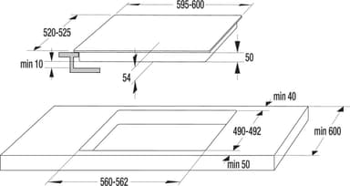 Hisense Kogeplade HI6442BSCWF