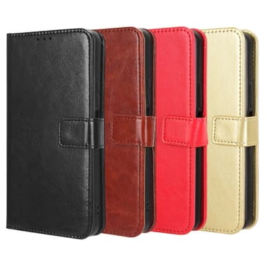 SKALO Nothing Phone (3a) 5G PU-læder Flip Cover - Guld - Guld