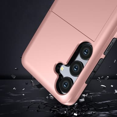 SKALO Samsung A56 5G Armor Kortholder Cover - Blå