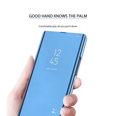 SKALO Samsung A56 5G Clear View Flip Cover - Lilla