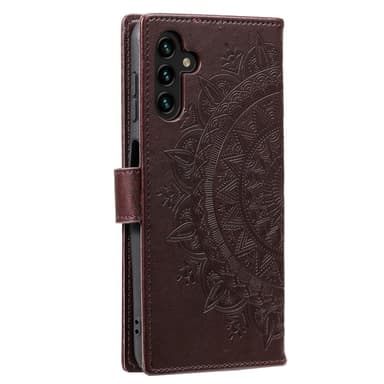 SKALO Samsung A26 5G Mandala Flip Cover - Brun