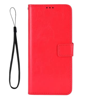 SKALO Nothing Phone (3a) Pro 5G PU-læder Flip Cover - Rød - Rød