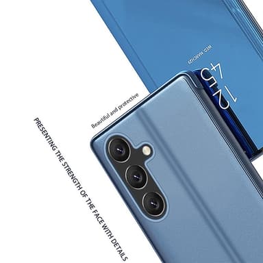 SKALO Samsung A56 5G Clear View Flip Cover - Lilla