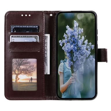 SKALO Samsung A26 5G Mandala Flip Cover - Brun