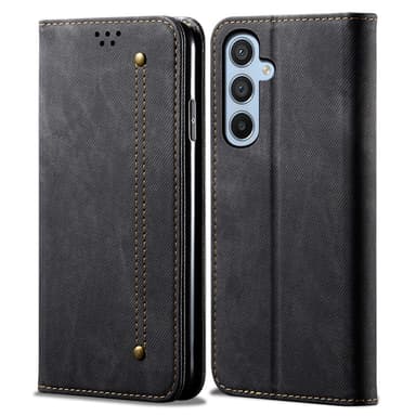 SKALO Samsung A26 5G Jeans Flip Cover - Sort