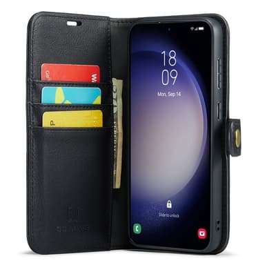 DG MING Samsung A56 5G 2-i-1 Magnet Flip Cover - Sort
