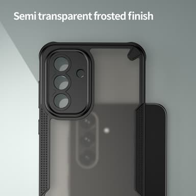 SKALO Samsung A36 5G Armor Hybrid Frosted Cover - Sort