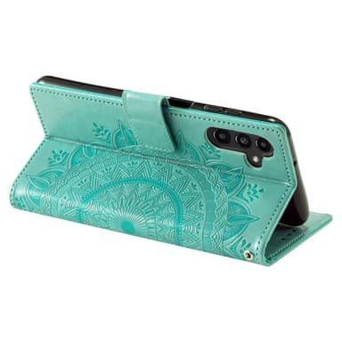 SKALO Samsung A56 5G Mandala Flip Cover - Turkis