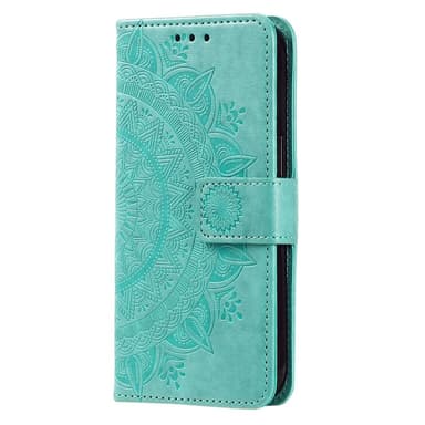 SKALO Samsung A56 5G Mandala Flip Cover - Turkis