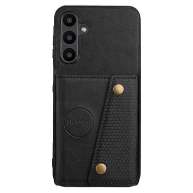 SKALO Samsung A56 5G PU-lædercover med 2 kortslots Cover - Sort