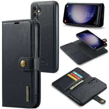 DG MING Samsung A56 5G 2-i-1 Magnet Flip Cover - Sort