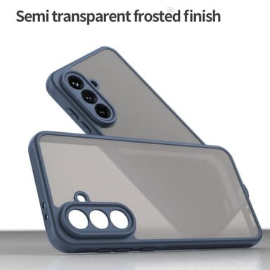 SKALO Samsung A56 5G Color Bumper Frosted Cover - Blå