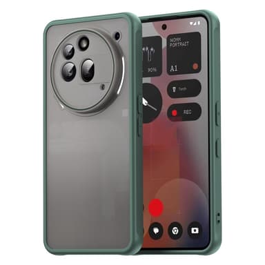 SKALO Nothing Phone (3a) Pro 5G Color Bumper Frosted Cover - Grøn