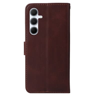 SKALO Samsung A56 5G PU-læder Flip Cover - Brun
