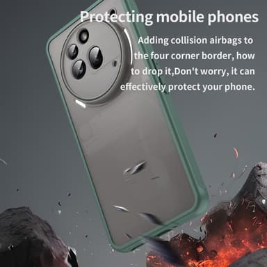 SKALO Nothing Phone (3a) Pro 5G Color Bumper Frosted Cover - Grøn