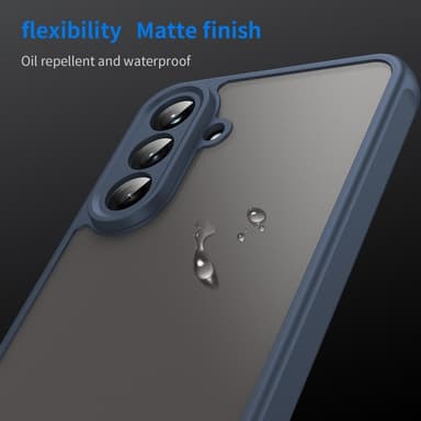SKALO Samsung A56 5G Color Bumper Frosted Cover - Blå
