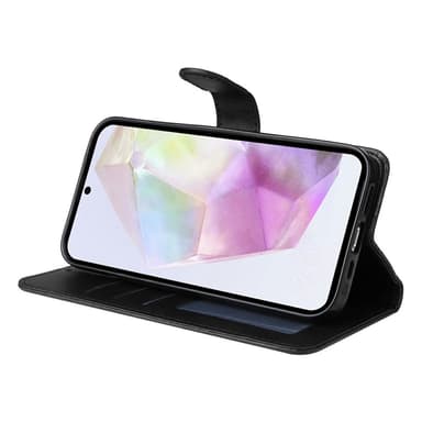 SKALO Samsung A36 5G PU-læder Flip Cover - Sort