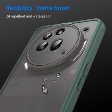 SKALO Nothing Phone (3a) Pro 5G Color Bumper Frosted Cover - Grøn