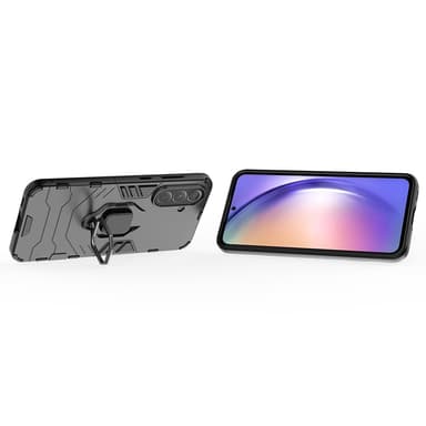 SKALO Samsung A36 5G Armor Metallring Cover - Sort