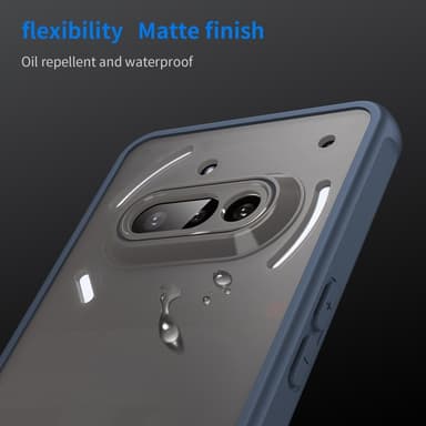 SKALO Nothing Phone (3a) 5G Color Bumper Frosted Cover - Blå