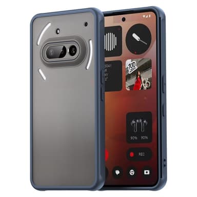 SKALO Nothing Phone (3a) 5G Color Bumper Frosted Cover - Blå
